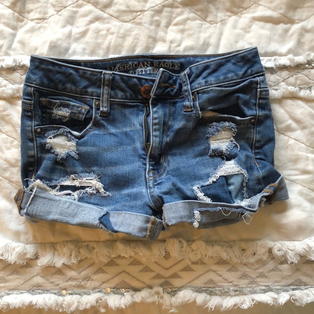 American Eagle Hi-Rise shorts